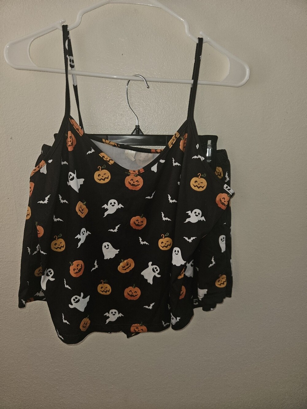 Halloween 2 piece Tank Top And Short Sleep Set Size Xl